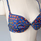 90s Colorful Bikini Top / S