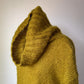 90s Chartreuse Fuzzy Mohair Chunky Turtleneck Sweater / M
