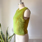 90s Faux Fur Clubwear Crop Top / S