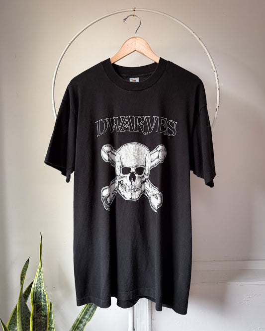 1992 Dwarves Skull & Crossbones Band T-Shirt / XL