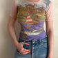 70s Sailboat Photo Print Tee / S