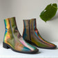 Rainbow Holographic Ankle Boots / 7.5