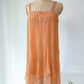 *20s Apricot Silk Slip Dress / S
