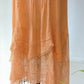 *20s Apricot Silk Slip Dress / S