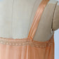 *20s Apricot Silk Slip Dress / S