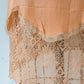 *20s Apricot Silk Slip Dress / S
