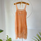 *20s Apricot Silk Slip Dress / S