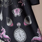 Alexander McQueen Occult Novelty Jacquard Wool Knit Sweater Skater Dress / S-M