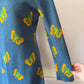 70s Charlie's Girls Butterfly Dress / M