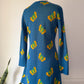 70s Charlie's Girls Butterfly Dress / M