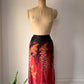 00s Wisteria Printed Silk Skirt / S