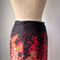 00s Wisteria Printed Silk Skirt / S