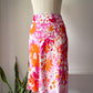 Y2K Silky Bias Cut Skirt / M