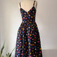 80s Lanz Floral Cotton Sun Dress / XS-S