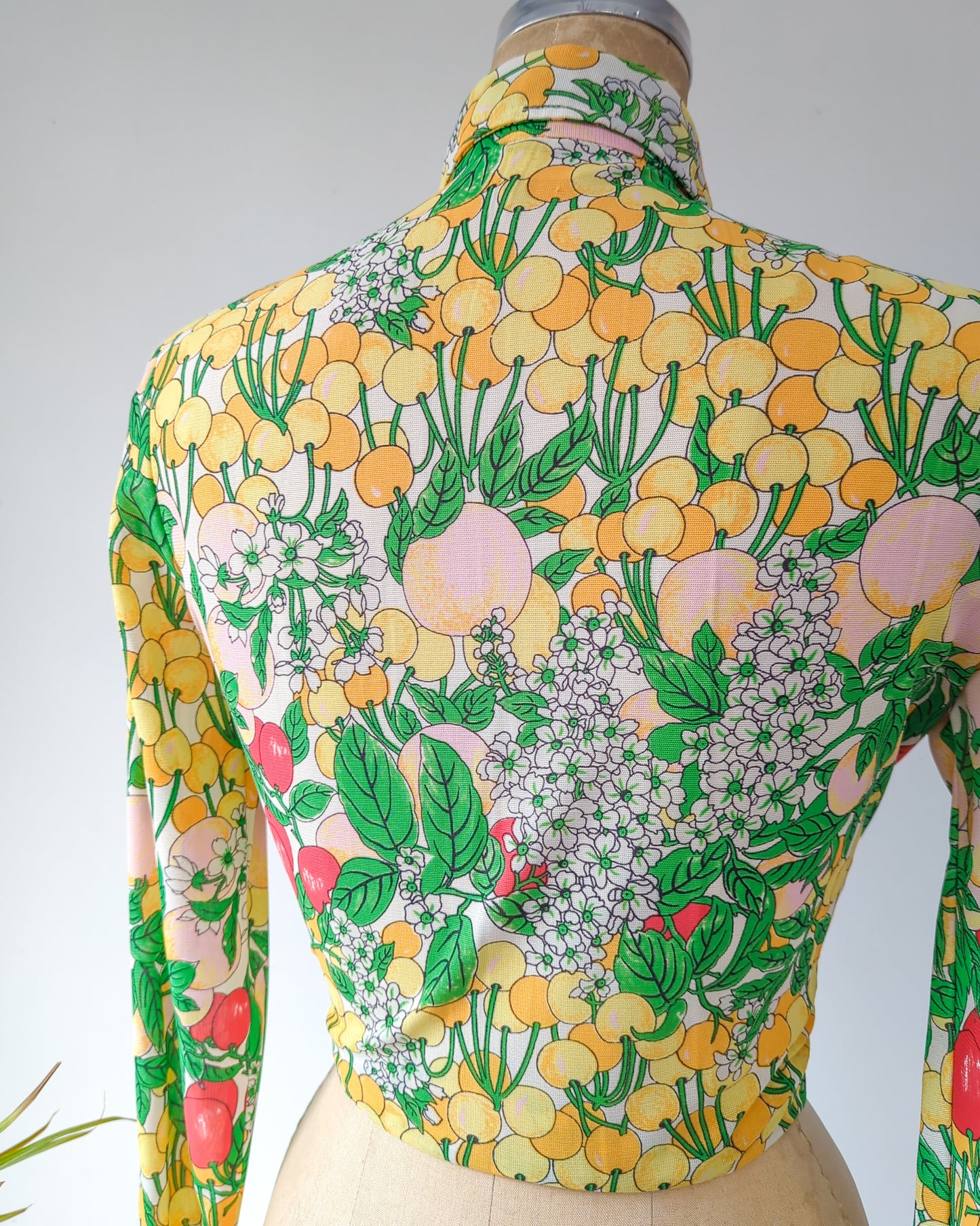 70s Botanical Fruit Shirt