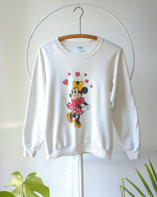 80s Minnie Mouse Sweatshirt