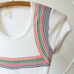 70s French Cut Striped Tee