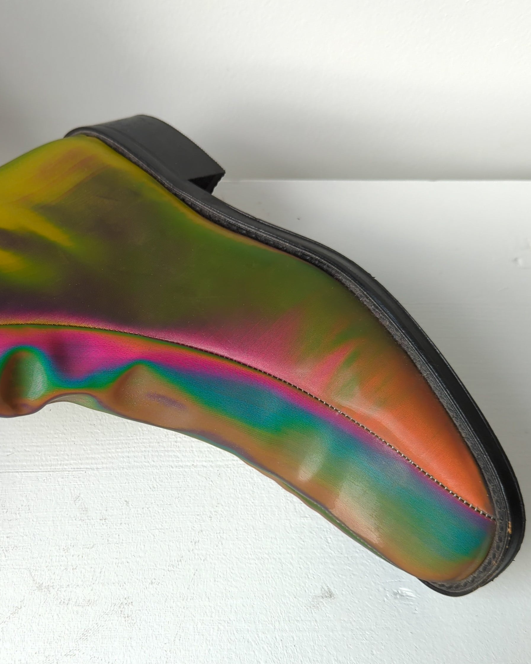 Rainbow holographic shoes shop
