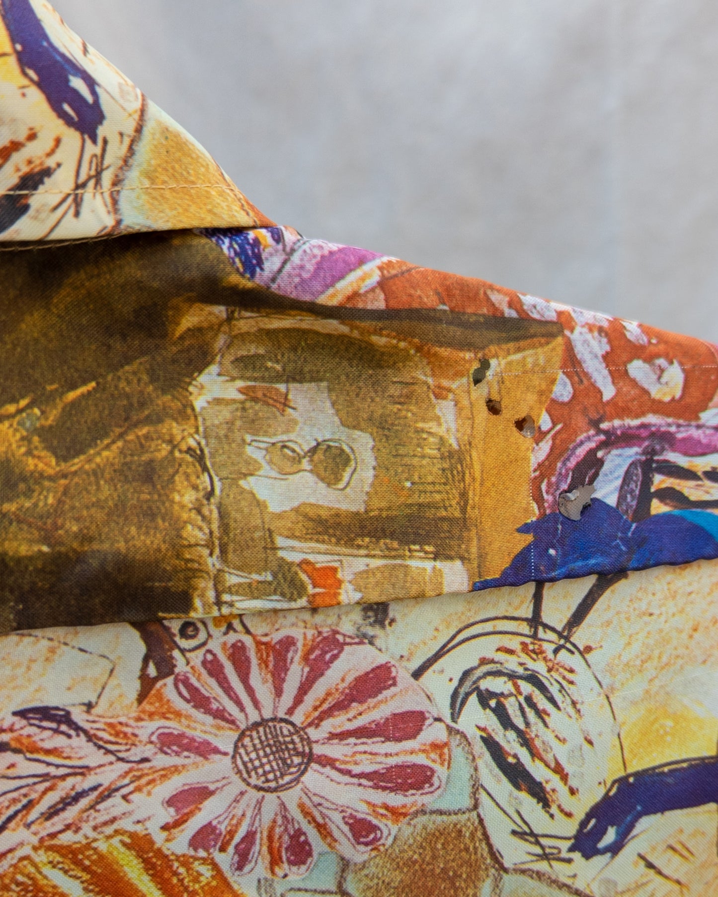 70s Psychedelic Collage Shirt