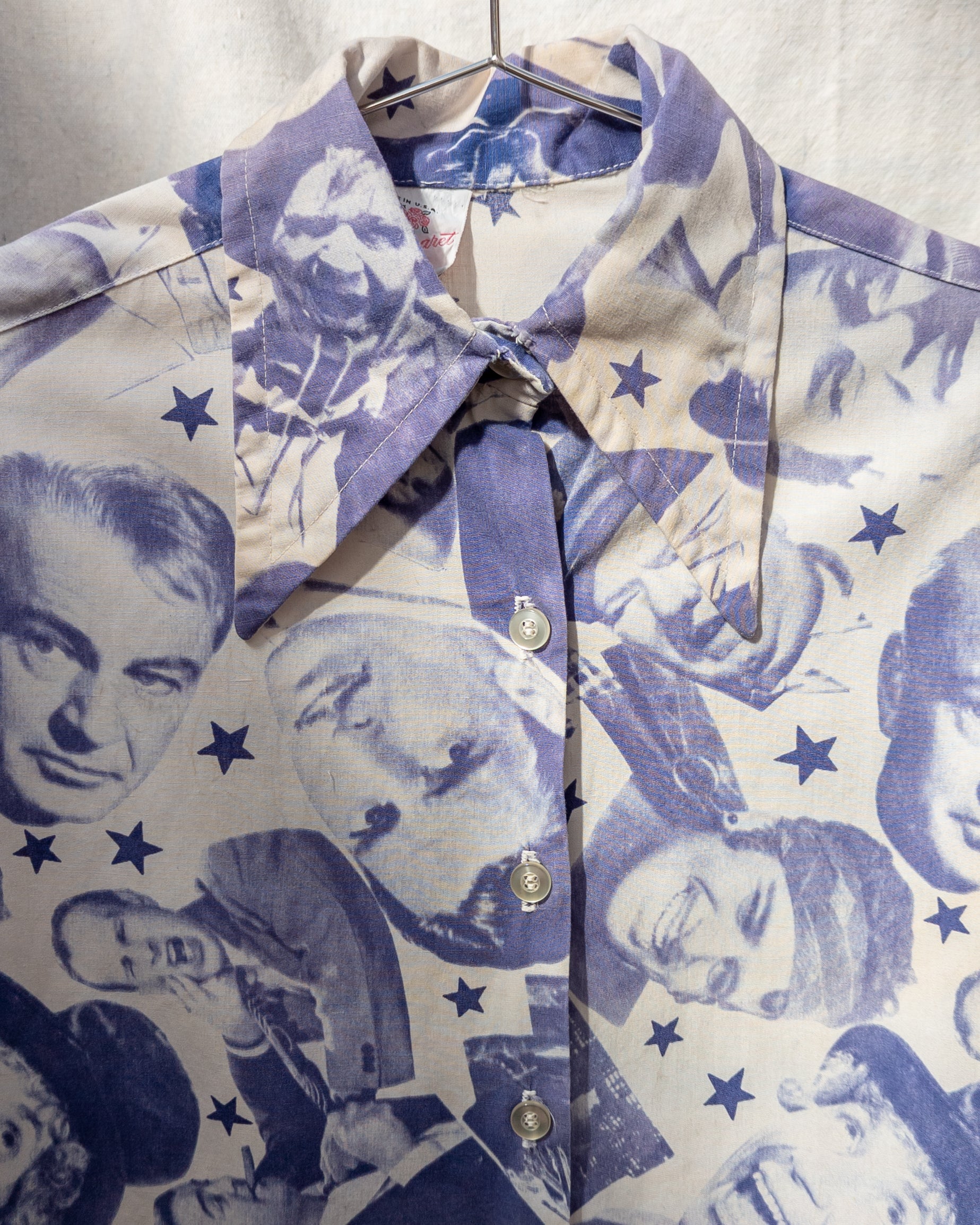 Rare 70s Hollywood Photo Print Shirt