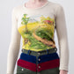 70s Hand-painted Farm Long Sleeve T-shirt