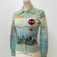 70s Arpeja Organically Grown Novelty Sweater Jacket