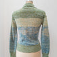 70s Arpeja Organically Grown Novelty Sweater Jacket