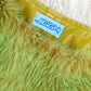 90s Faux Fur Clubwear Crop Top / S