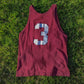 50s Maroon Russell Cotton Knit Athletic Tank