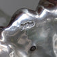 90s Bat Ami Sterling Plated Resin Cuff