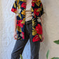 *90s Tropical Silk Shirt