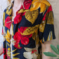 *90s Tropical Silk Shirt