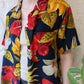 *90s Tropical Silk Shirt