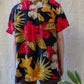 *90s Tropical Silk Shirt