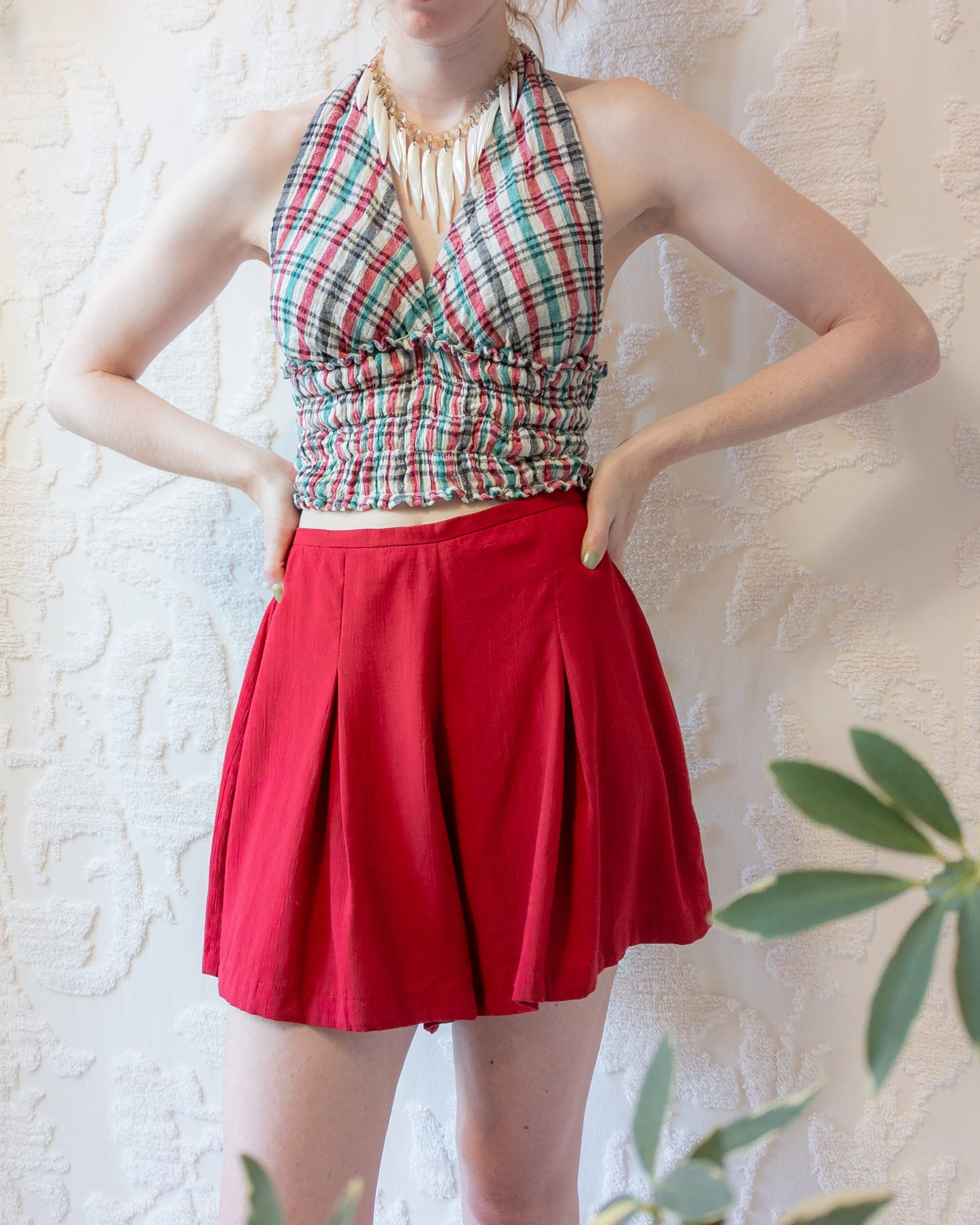 60s Handmade Flutter Shorts / S