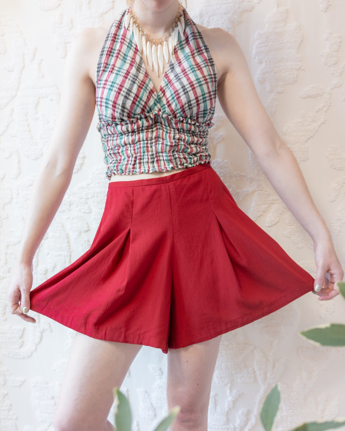 60s Handmade Flutter Shorts / S