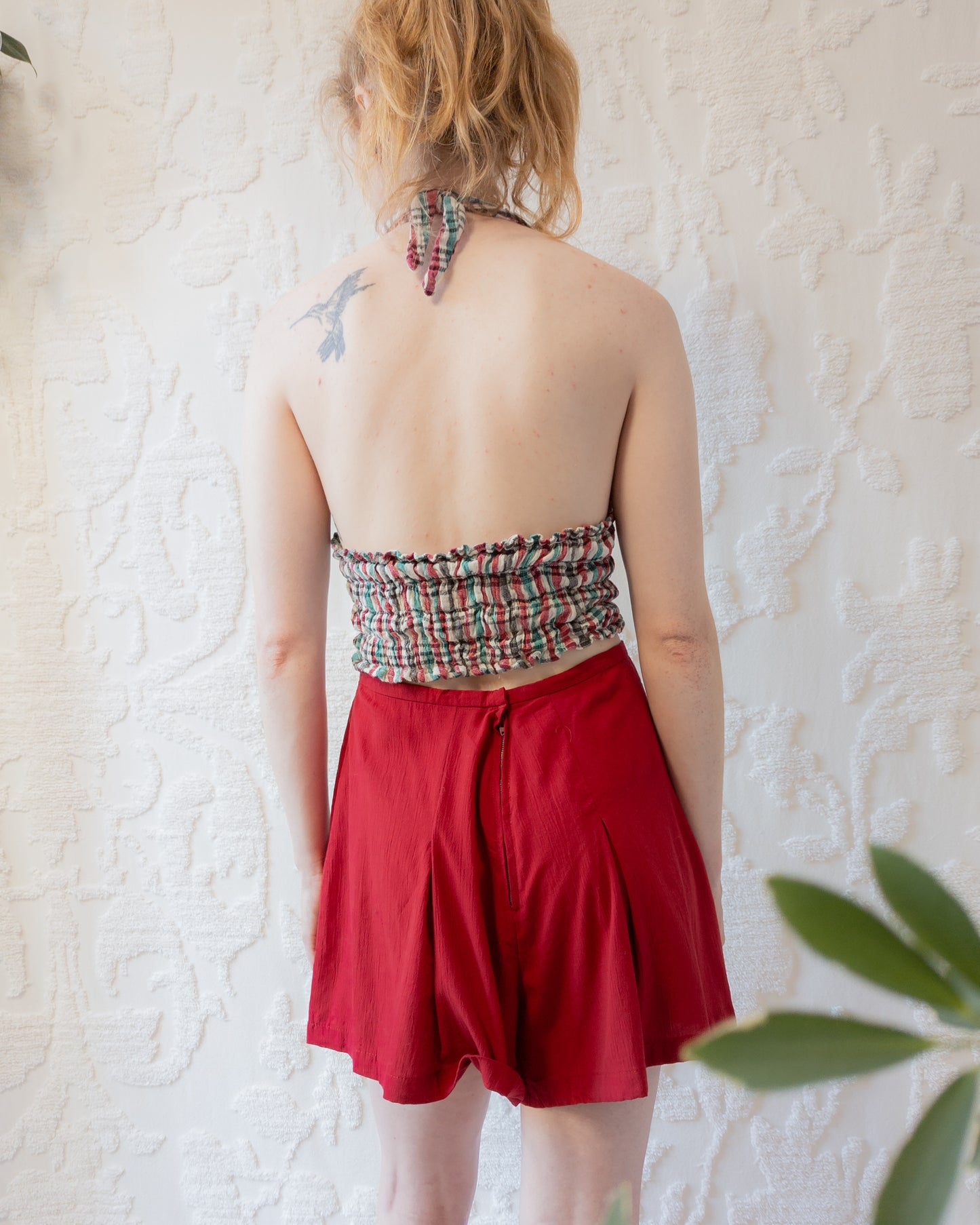 60s Handmade Flutter Shorts / S