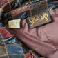70s Muted Rainbow Patchwork Leather Jacket