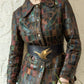 70s Muted Rainbow Patchwork Leather Jacket