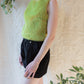 90s Faux Fur Clubwear Crop Top / S