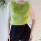 90s Faux Fur Clubwear Crop Top / S