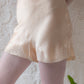 30s Liquid Peach Silk & Lace Step-in