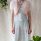 50s Fluffy Angora Crochet Trim Shrug