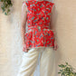 40s Novelty Print Smock Top