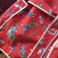 40s Novelty Print Smock Top