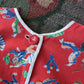 40s Novelty Print Smock Top