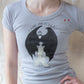 70s I Saw Dracula Edward Gorey French Cut Fitted Tee