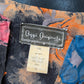 70s Colorful Mixed Print Scarf Top