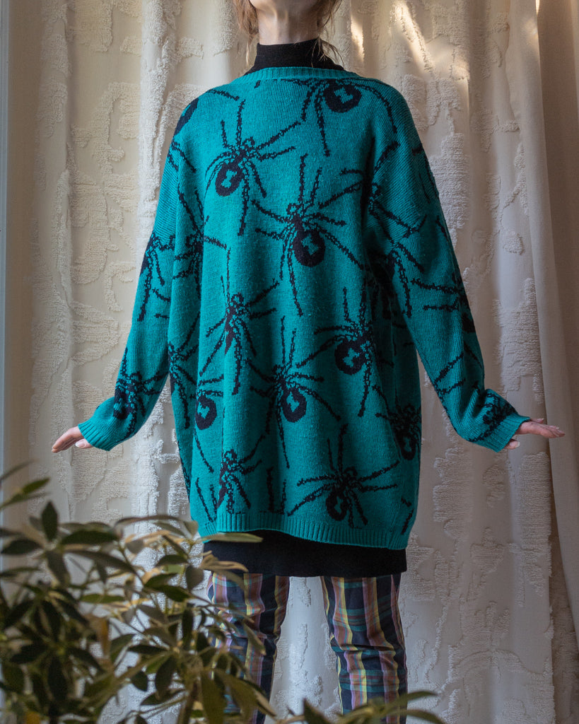 80s Betsey Johnson Spider Sweater