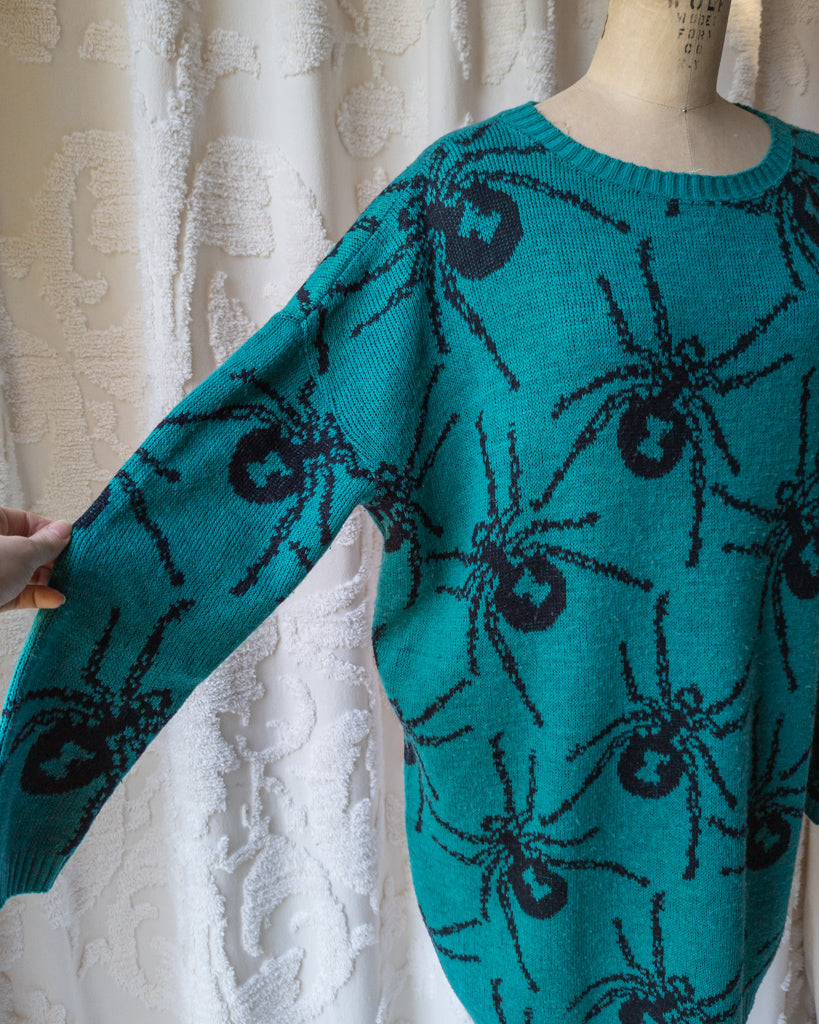 80s Betsey Johnson Spider Sweater